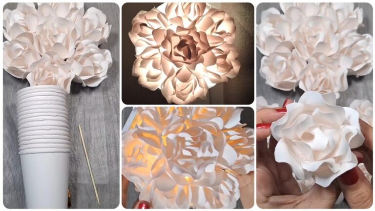 Cette méthode géniale transforme un simple gobelet en chef-d’œuvre décoratif…