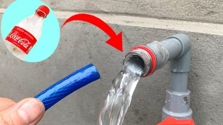 Cette astuce géniale transforme une bouteille en une solution rapide pour séparer vos tuyaux d’eau…