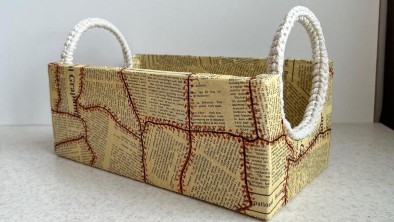 Cette astuce géniale transforme une simple boîte en un rangement chic…