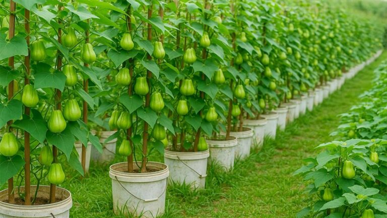Cette méthode surprenante transforme votre chayote en une serre d’abondance…